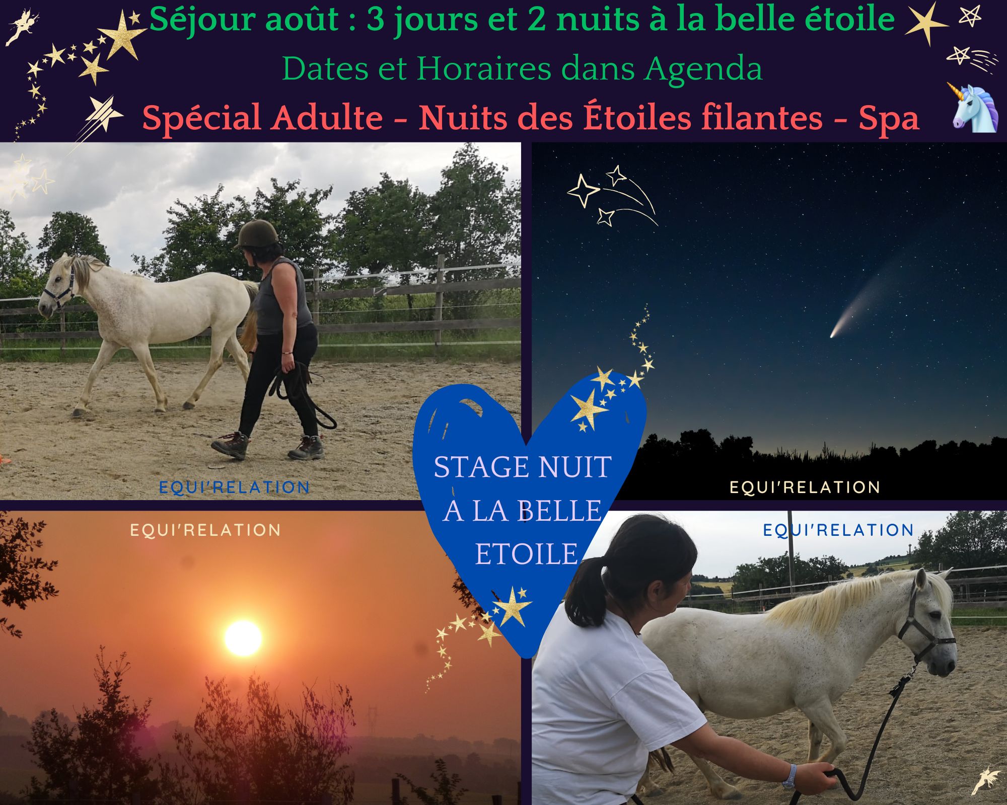 Séjour belle étoile & étoiles filantes