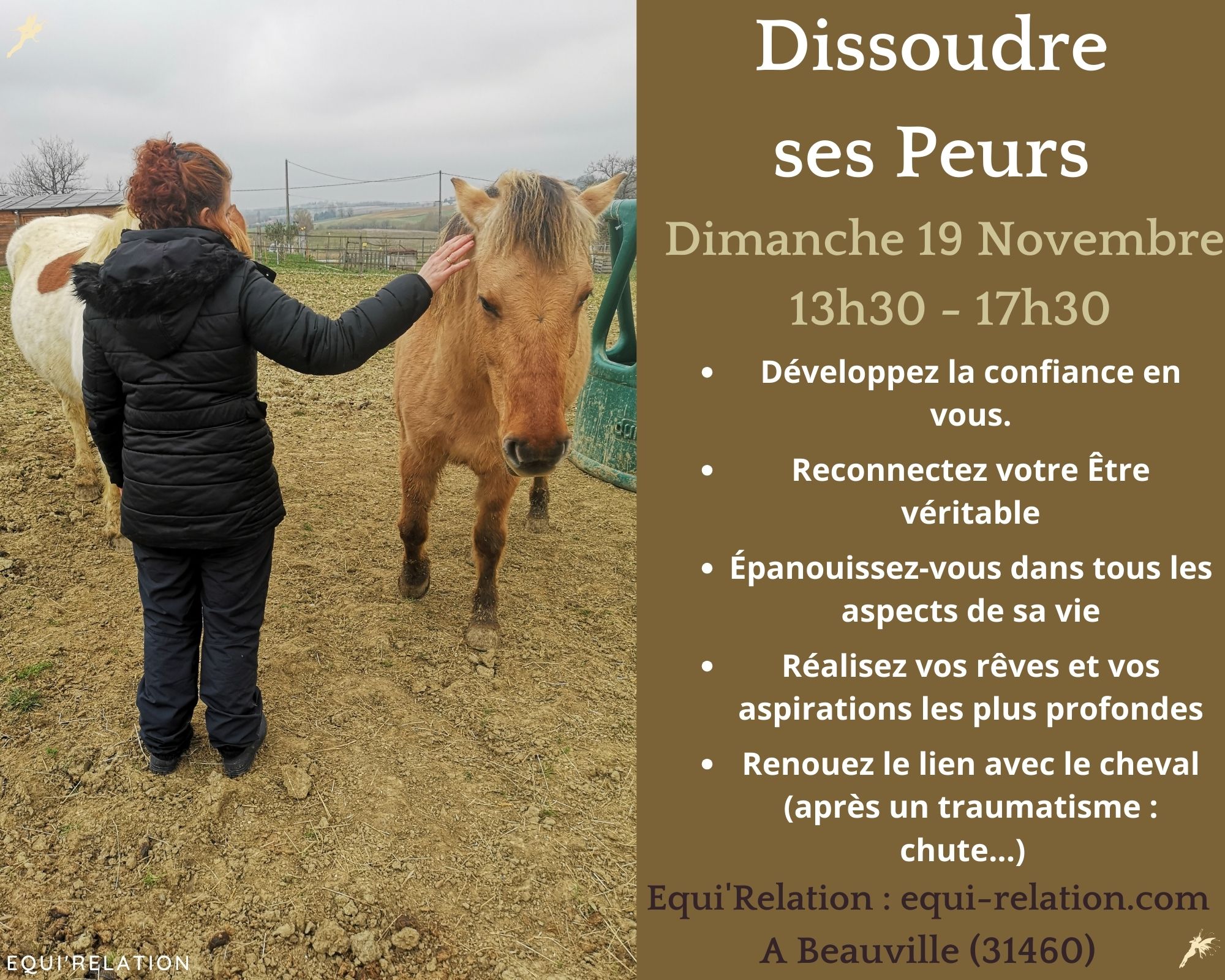 Dissoudre ses peurs - novembre